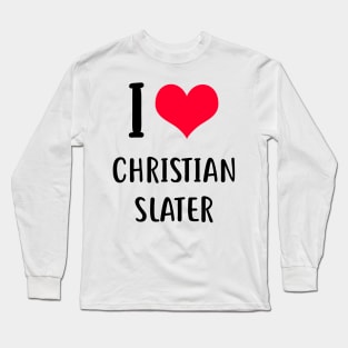 Christian Slater Long Sleeve T-Shirt